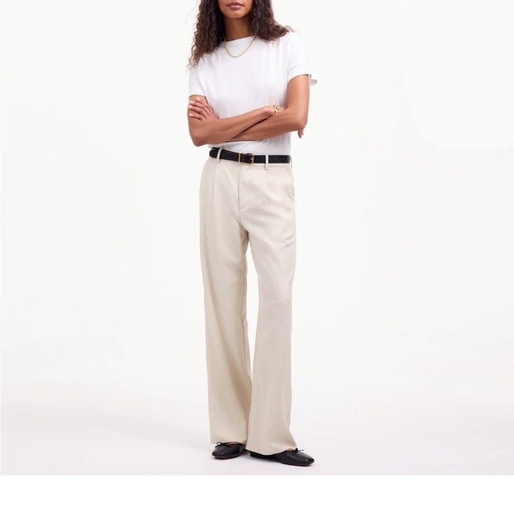 Madewell Cream Wide Leg Women's Pants